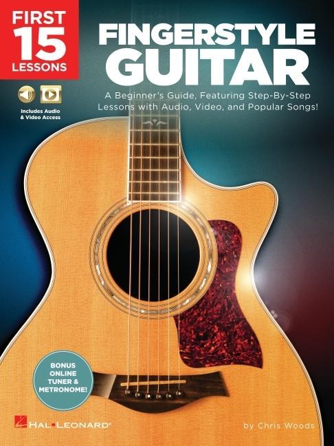 Książka First 15 Lessons - Fingerstyle Guitar 