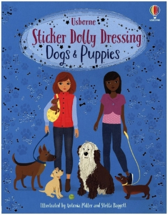 Książka Sticker Dolly Dressing Dogs and Puppies Fiona Watt