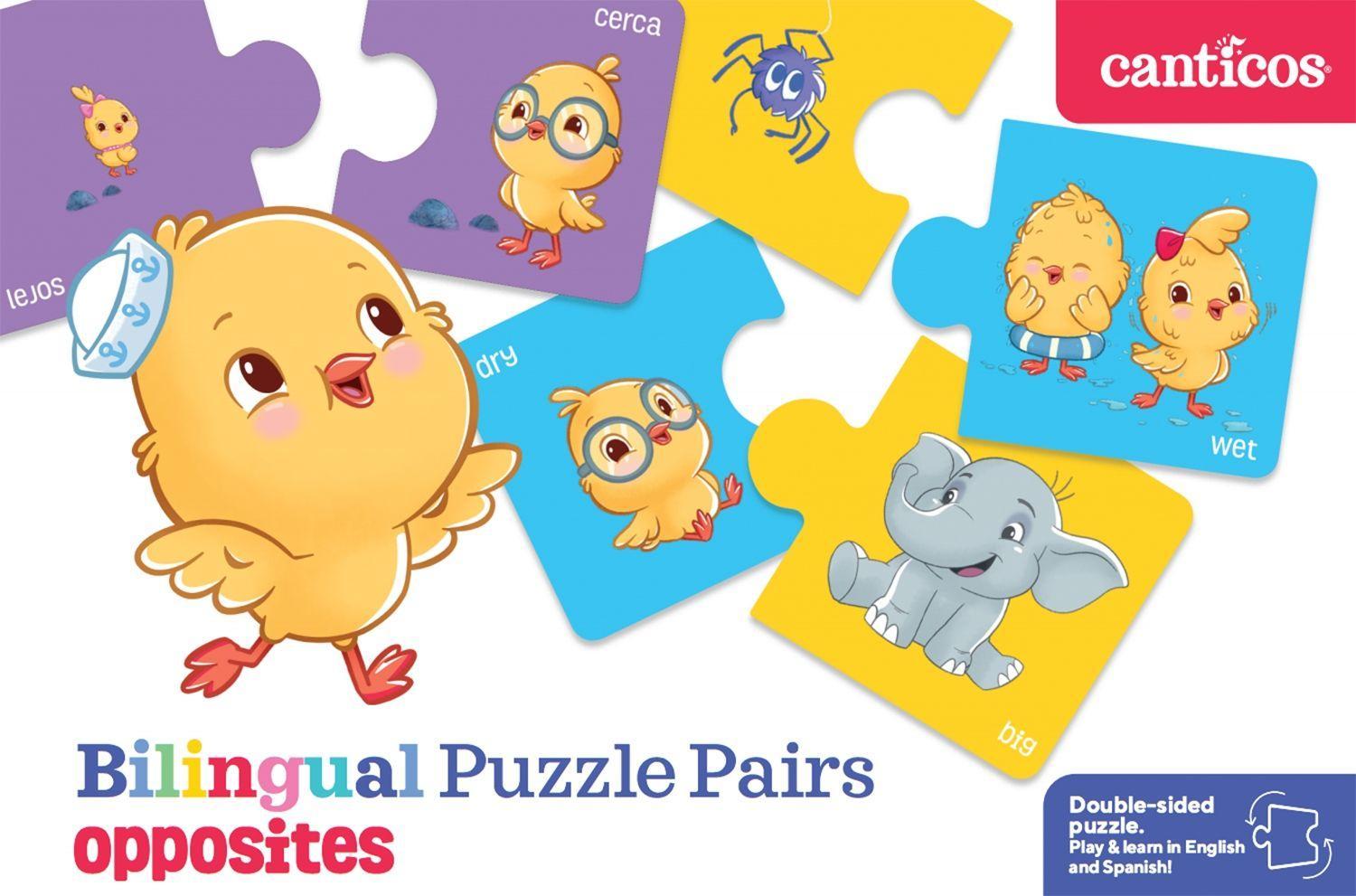 Knjiga Bilingual Puzzle Pairs: Opposites 