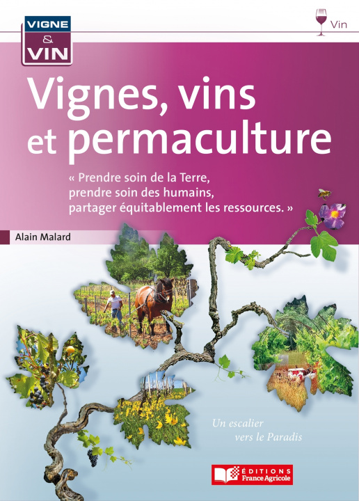 Carte Vignes, vins et permaculture Alain Malard