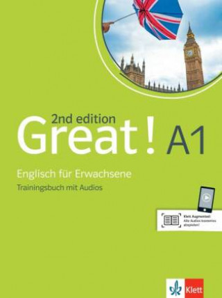 Книга Great! A1, 2nd edition. Trainingsbuch + Audios online 