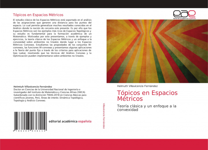 Knjiga Topicos en Espacios Metricos VILLAVICENCIO FERN N