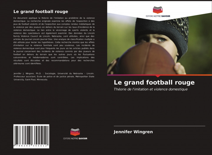 Knjiga grand football rouge Wingren Jennifer Wingren
