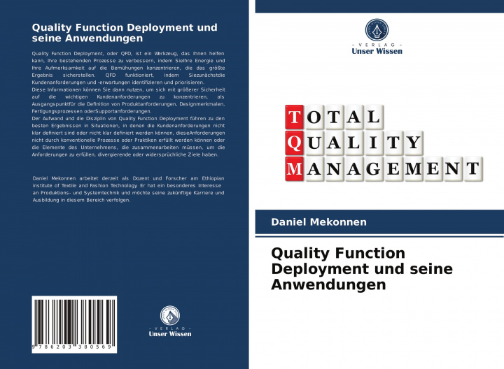Knjiga Quality Function Deployment und seine Anwendungen Mekonnen Daniel Mekonnen