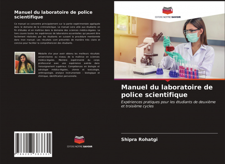 Kniha Manuel du laboratoire de police scientifique Rohatgi Shipra Rohatgi