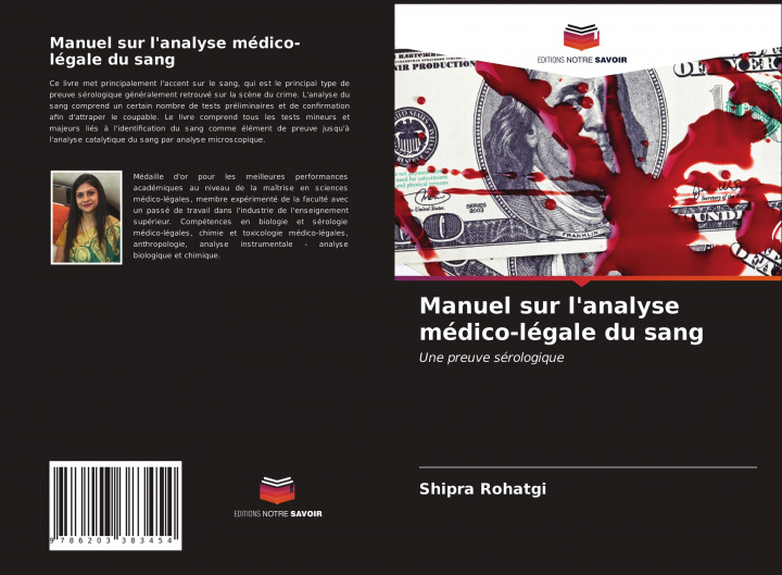 Kniha Manuel sur l'analyse medico-legale du sang Rohatgi Shipra Rohatgi