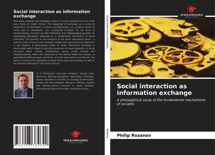 Книга Social interaction as information exchange PHILIP ROZANOV