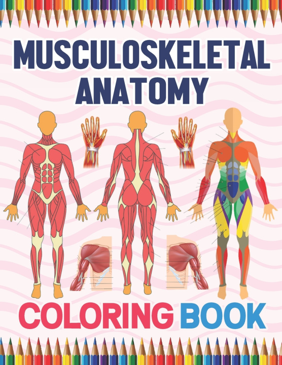 Knjiga Musculoskeletal Anatomy Coloring Book Publication Saikeylane Publication