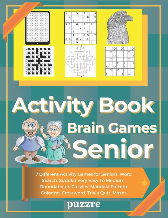 Knjiga Activity Book Brain Game Senior Puzzre