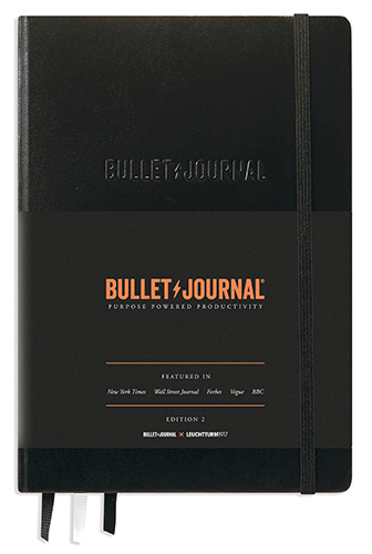 Naptár/Határidőnapló Zápisník Leuchtturm1917 – Bullet Journal Edition2 - černý Leuchtturm 1917