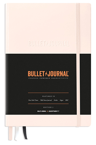 Naptár/Határidőnapló Zápisník Leuchtturm 1917 – Bullet Journal Edition2 - starorůžový LEUCHTTURM1917