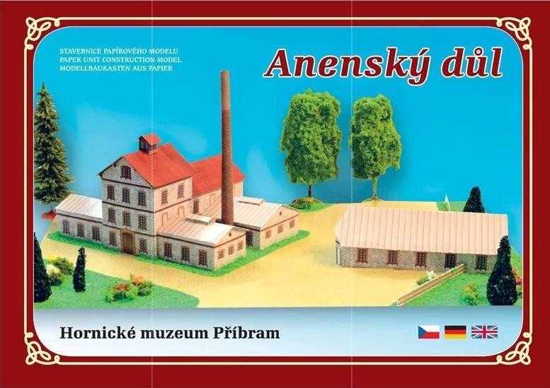 Papierenský tovar Anenský důl - Hornické muzeum Příbram - Stavebnice papírového modelu 