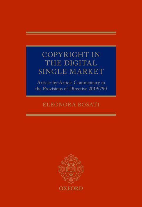 Könyv Copyright in the Digital Single Market 