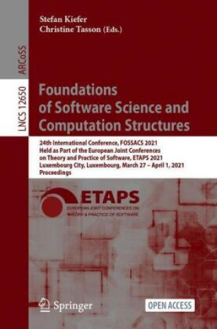 Book Foundations of Software Science and Computation Structures Stefan Kiefer