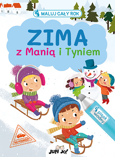 Kniha Zima z Manią i Tyniem Zdrapywanka Matz Agnieszka