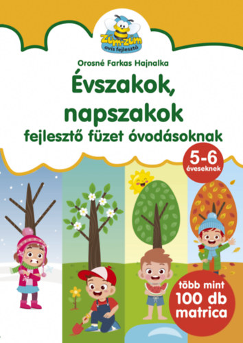 Book Évszakok, napszakok - fejlesztő füzet óvodásoknak Orosné Farkas Hajnalka