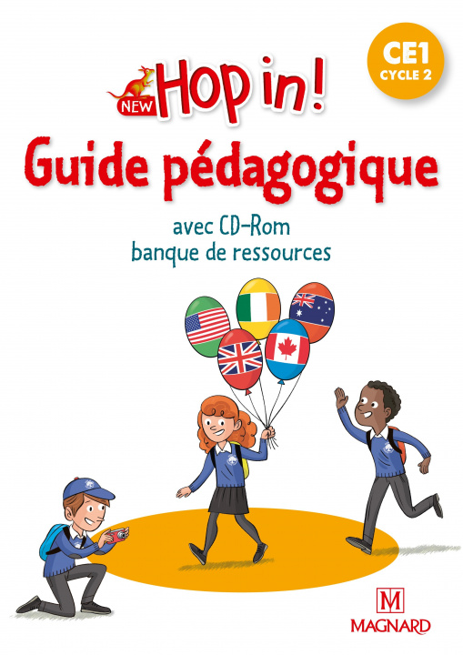 Carte New Hop In! Anglais CE1 (2021) - Banque de ressources sur CD-Rom avec guide pédagogique papier Brikke