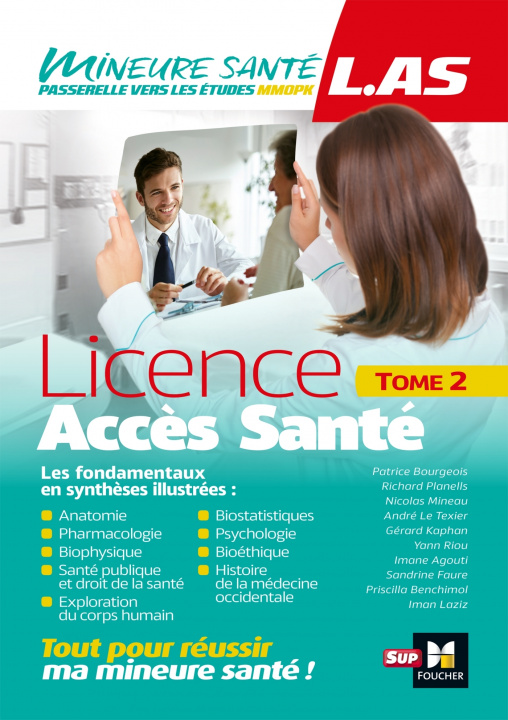 Carte LAS - Licence Accès Santé - Tome 2 Patrice Bourgeois
