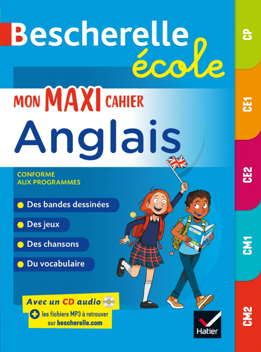 Könyv Bescherelle école - Mon maxi cahier d'anglais (CP, CE1, CE2, CM1, CM2) Martial Defrasne