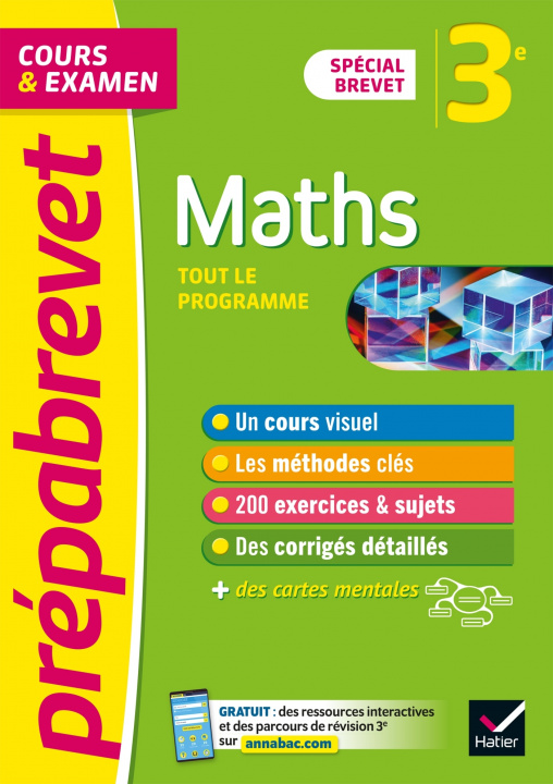 Könyv Prépabrevet Maths 3e - Brevet 2023 Marie-Caroline Bureau