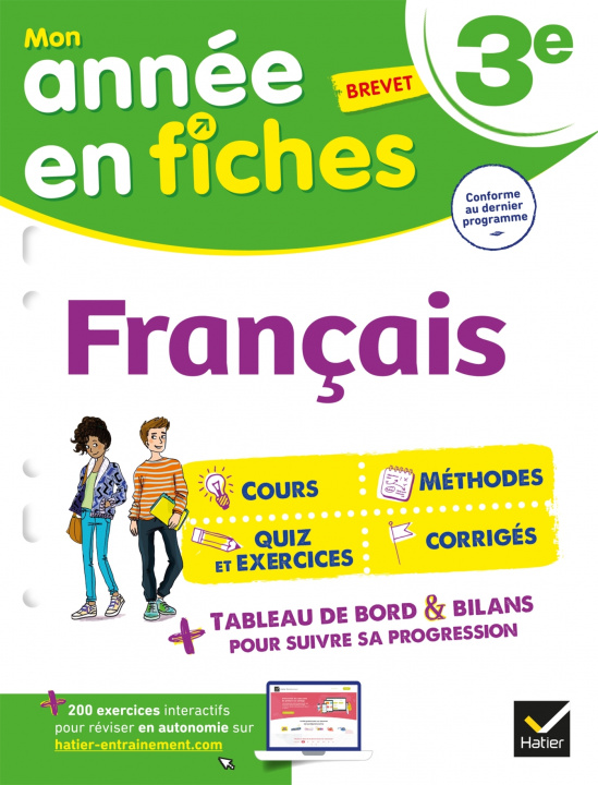 Kniha Français 3e Nora Nadifi