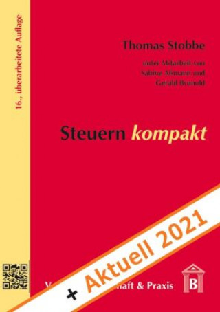 Knjiga Steuern kompakt + Aktuell 2021. Thomas Stobbe