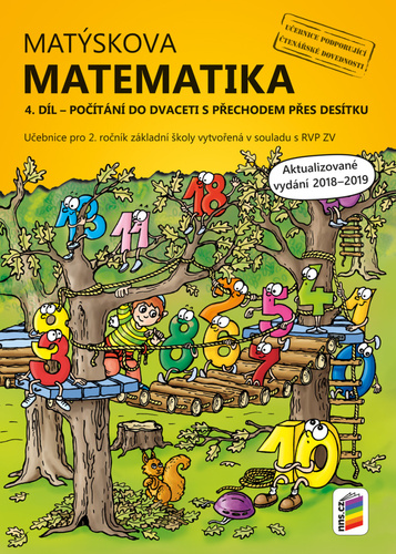 Knjiga Matýskova matematika 4. díl Počítání do dvaceti s přechodem přes desítku 