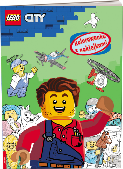 Knjiga Lego city Kolorowanka z naklejkami NA-6002 Opracowania Zbiorowe
