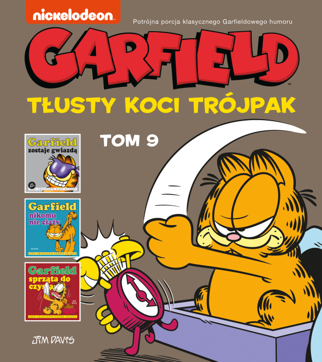 Kniha Garfield. Tłusty koci trójpak. Tom 9 Jim Davis