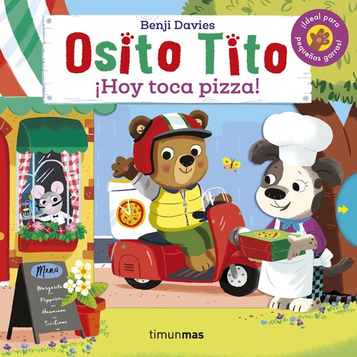 Könyv Osito Tito. ¡Hoy toca pizza! BENJI DAVIES
