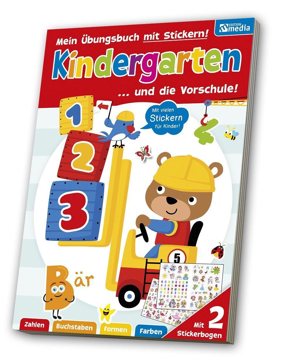 Kniha XXL Übungsbuch: Übungsbuch für den Kindergarten / Vorschule 