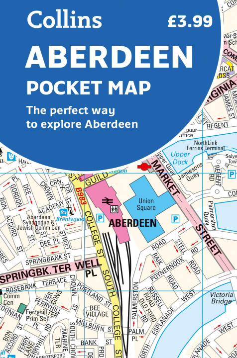 Articles imprimés Aberdeen Pocket Map Collins Maps