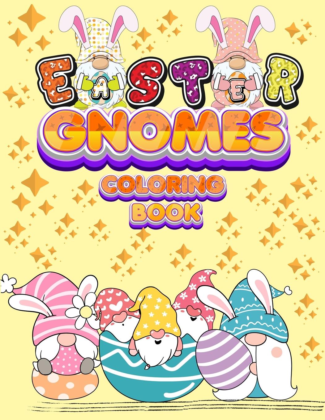 Book Easter Gnomes Coloring Book Happy Hour Coloring Book