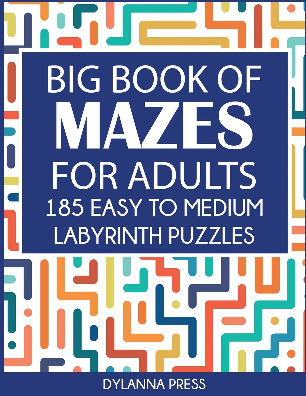 Kniha Big Book of Mazes for Adults DYLANNA PRESS