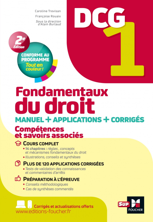 Kniha DCG 1 - Fondamentaux du droit - Manuel et applications 2022-2023 Caroline Trevisan