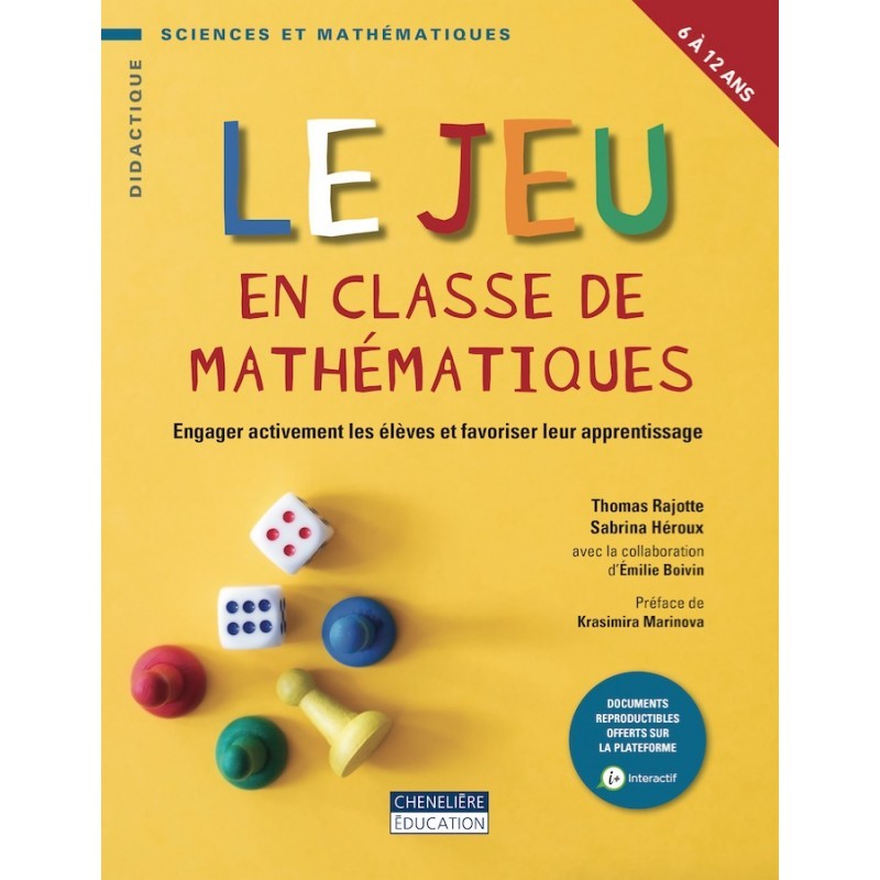 Carte JEU EN CLASSE DE MATHEMATIQUES RAJOTTE