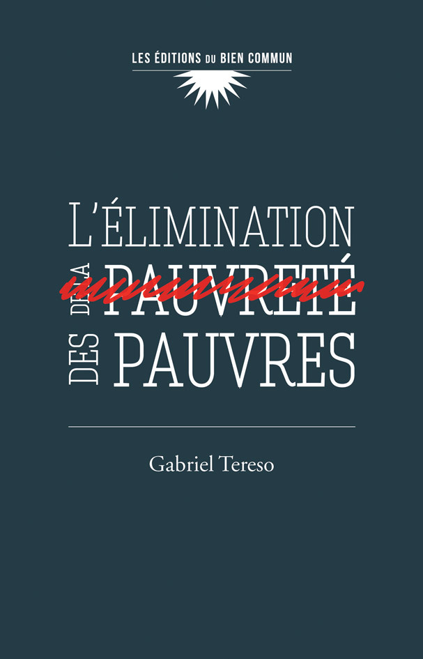 Knjiga L'élimination des pauvres Tereso