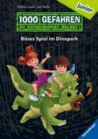 Kniha 1000 Gefahren junior - Böses Spiel im Dinopark Jan Saße