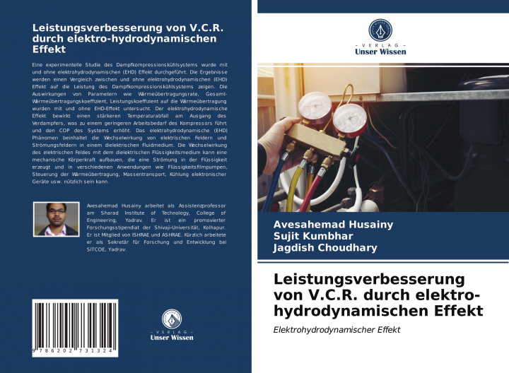 Kniha Leistungsverbesserung von V.C.R. durch elektro-hydrodynamischen Effekt Husainy Avesahemad Husainy