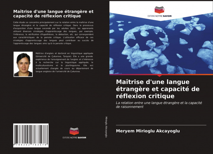 Carte Maitrise d'une langue etrangere et capacite de reflexion critique Mirioglu Akcayoglu Meryem Mirioglu Akcayoglu