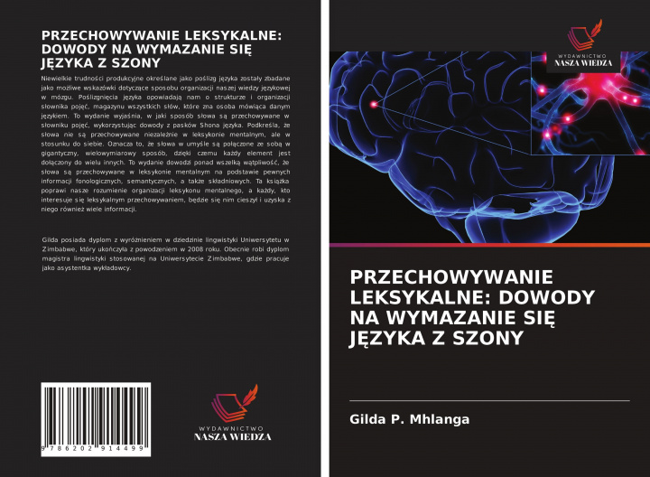 Knjiga Przechowywanie Leksykalne Mhlanga Gilda P. Mhlanga