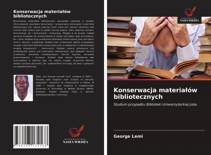 Könyv Konserwacja materialow bibliotecznych Lemi George Lemi