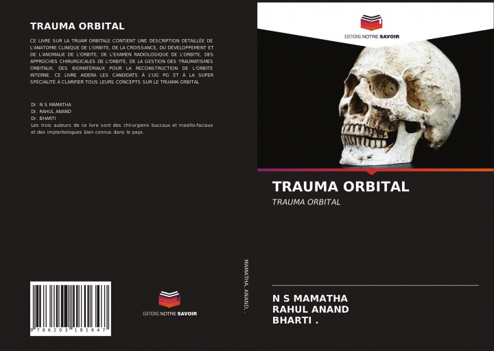 Knjiga Trauma Orbital MAMATHA N S MAMATHA