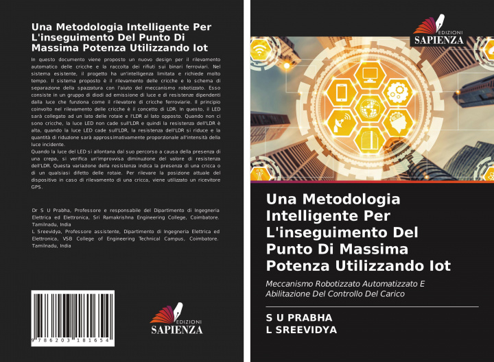 Knjiga Metodologia Intelligente Per L'inseguimento Del Punto Di Massima Potenza Utilizzando Iot PRABHA S U PRABHA