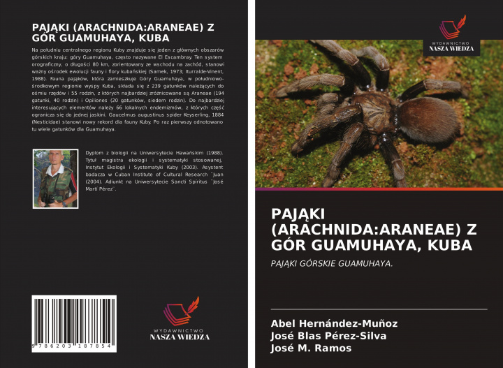 Könyv Paj&#260;ki (Arachnida Hernandez-Munoz Abel Hernandez-Munoz