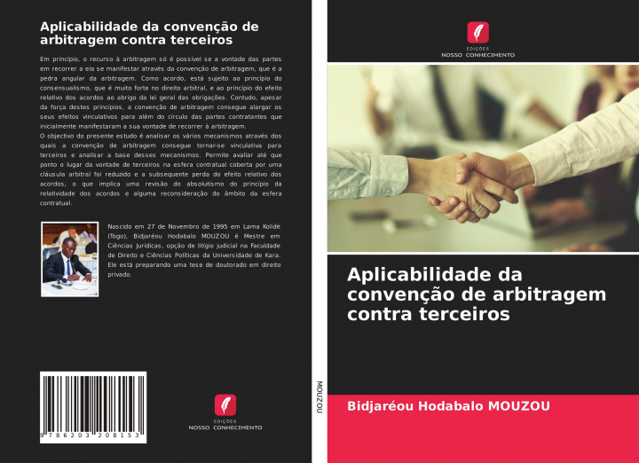 Knjiga Aplicabilidade da convencao de arbitragem contra terceiros MOUZOU Bidjareou Hodabalo MOUZOU