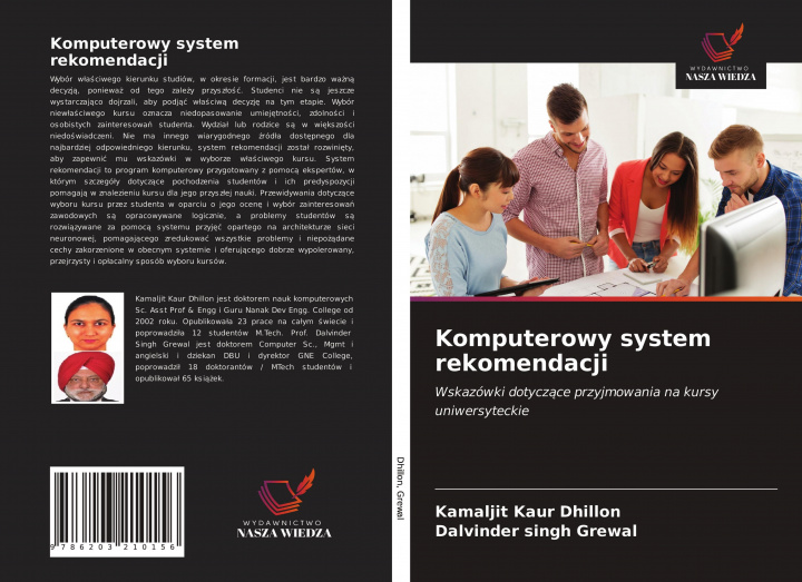 Knjiga Komputerowy system rekomendacji Dhillon Kamaljit Kaur Dhillon