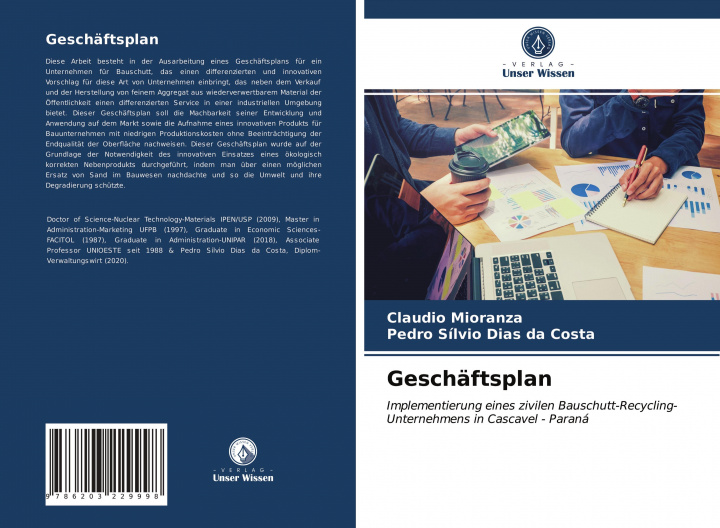 Libro Geschaftsplan Mioranza Claudio Mioranza