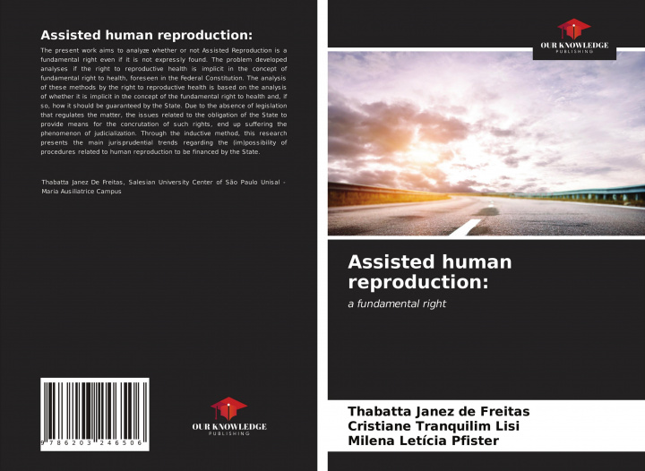 Книга Assisted human reproduction Janez de Freitas Thabatta Janez de Freitas