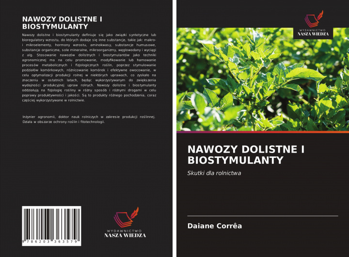 Kniha Nawozy Dolistne I Biostymulanty Correa Daiane Correa